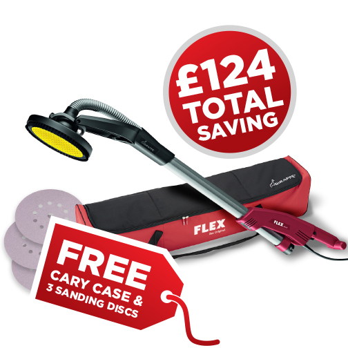 Flex GE5 Round Edge Sander (110v) Gyproc Tools